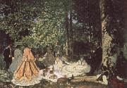 Claude Monet Le Dejeuner sur I-Herbe oil painting on canvas